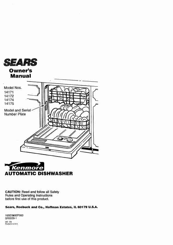 Sears Dishwasher 14174-page_pdf